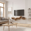 Modern Parametric Wall Shelf – Sculptural Floating TV Stand & Console