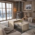 Set of 2 Coffee Tables | Travertine Living Room Table